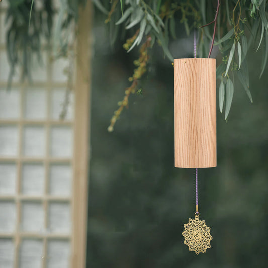 ZenKlang Bambus-Windspiel – Natürliche Klänge für Meditation & Entspannung